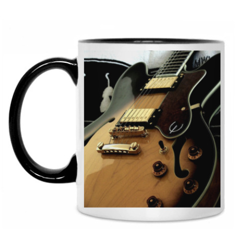 Кружка с принтом Гитара