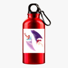 Металлическая бутылка 400 мл UV-DTF