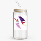 Банка с бамбуковой крышкой