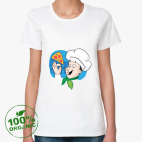 Женская футболка органик