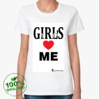 Женская футболка органик