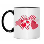 Кружка двухцветная