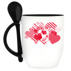 Кружка с ложкой