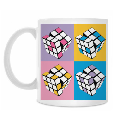Кружка с принтом Rubik