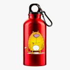 Металлическая бутылка 400 мл UV-DTF