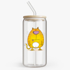 Банка с бамбуковой крышкой