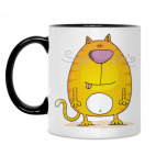 Кружка двухцветная