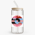 Банка с бамбуковой крышкой