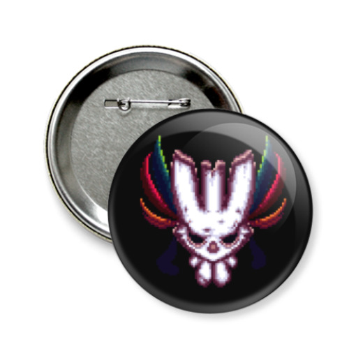 Значок 58мм с принтом Вуду