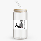 Банка с бамбуковой крышкой