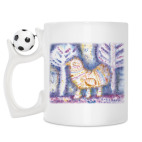 Кружка с футбольным мячиком