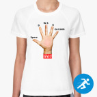 Женская спортивная футболка