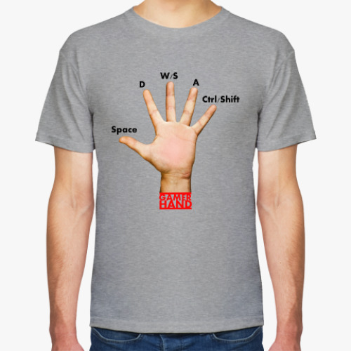 Футболка с принтом Gamer Hand