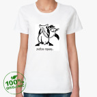 Женская футболка органик