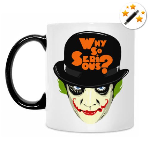 Кружка-хамелеон с принтом Джокер (Joker)