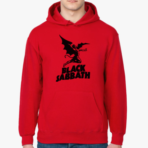 Толстовка худи с принтом Black Sabbath