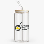 Банка с бамбуковой крышкой