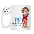 Кружка с футбольным мячиком