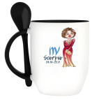 Кружка с ложкой