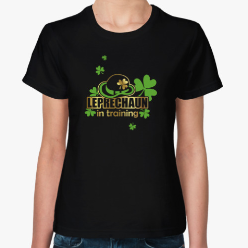 Женская футболка с принтом Leprechaun