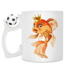 Кружка с футбольным мячиком