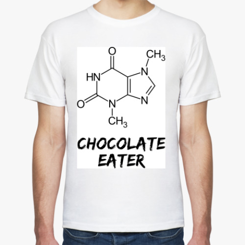 Футболка с принтом Chocolate Eater