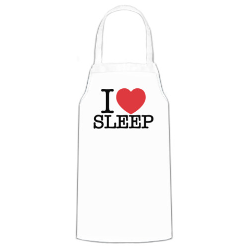 Фартук с принтом  I LOVE SLEEP