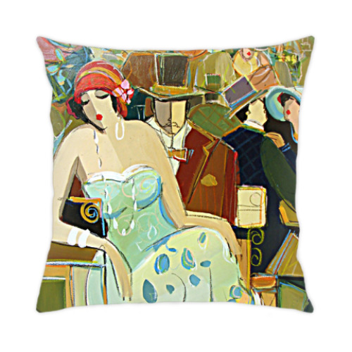 Подушка с принтом Ретро