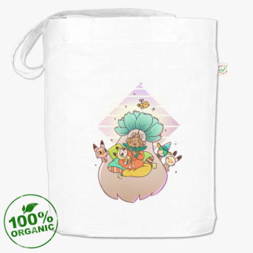 Сумка шоппер с принтом Мастер кукол