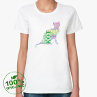 Женская футболка органик