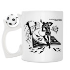 Кружка с футбольным мячиком