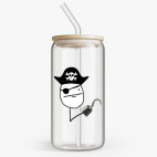 Банка с бамбуковой крышкой