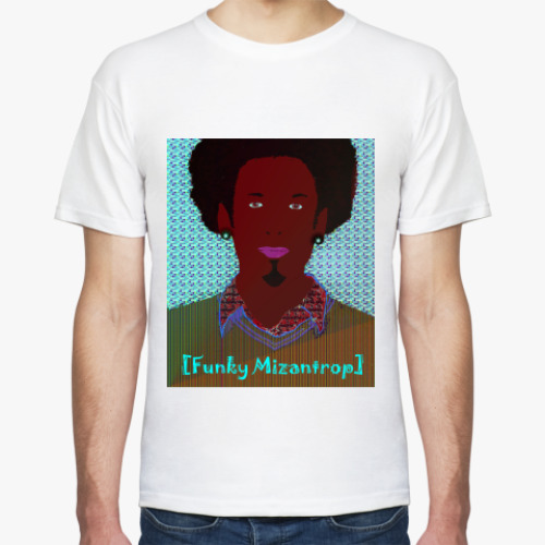 Футболка с принтом фанки мизантроп