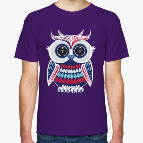 Футболка с принтом Сова