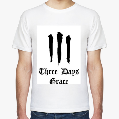 Футболка с принтом Three Days Grace