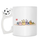 Кружка с футбольным мячиком