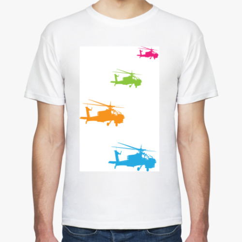 Футболка с принтом Вертолёты