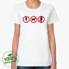 Женская футболка органик