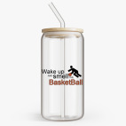 Банка с бамбуковой крышкой