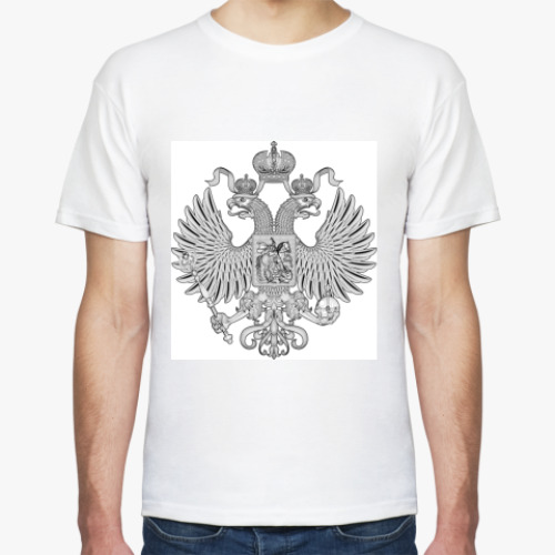 Футболка с принтом  герб России