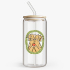 Банка с бамбуковой крышкой