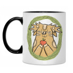 Кружка двухцветная