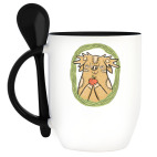 Кружка с ложкой