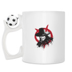 Кружка с футбольным мячиком