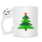 Кружка с футбольным мячиком