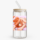 Банка с бамбуковой крышкой