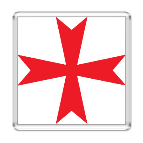 Магнит с принтом Maltese Cross