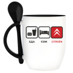 Кружка с ложкой