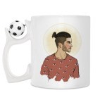 Кружка с футбольным мячиком