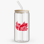 Банка с бамбуковой крышкой